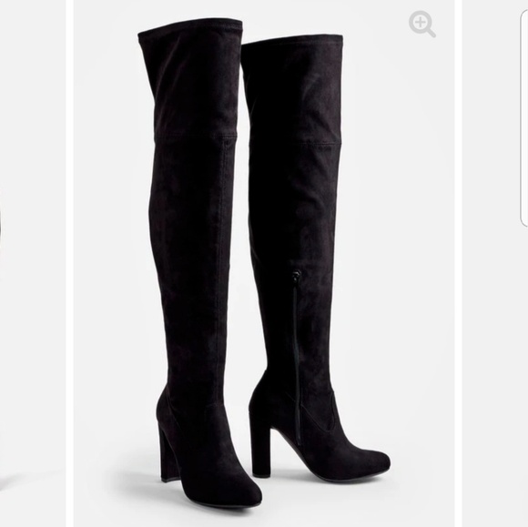 JustFab Shoes - Black Tibbie heeled boot
